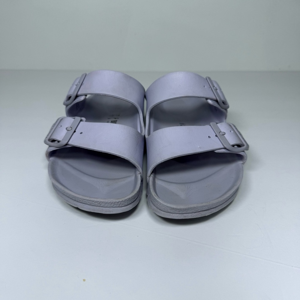 Birkenstock Arizona EVA Sandals Purple Fog Lavender Slides Women’s Size 6/7 - Picture 3 of 9